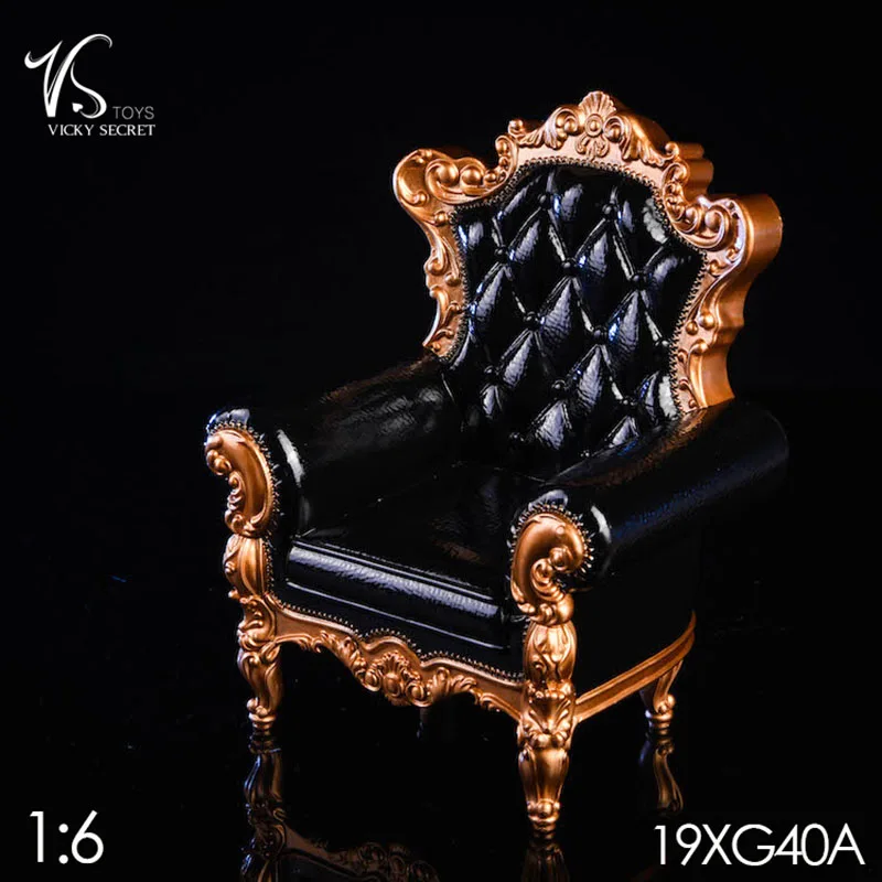 VSTOYS 1/6 роскошный полиуретановый диван Королевский стул модель 19XG40 сцена