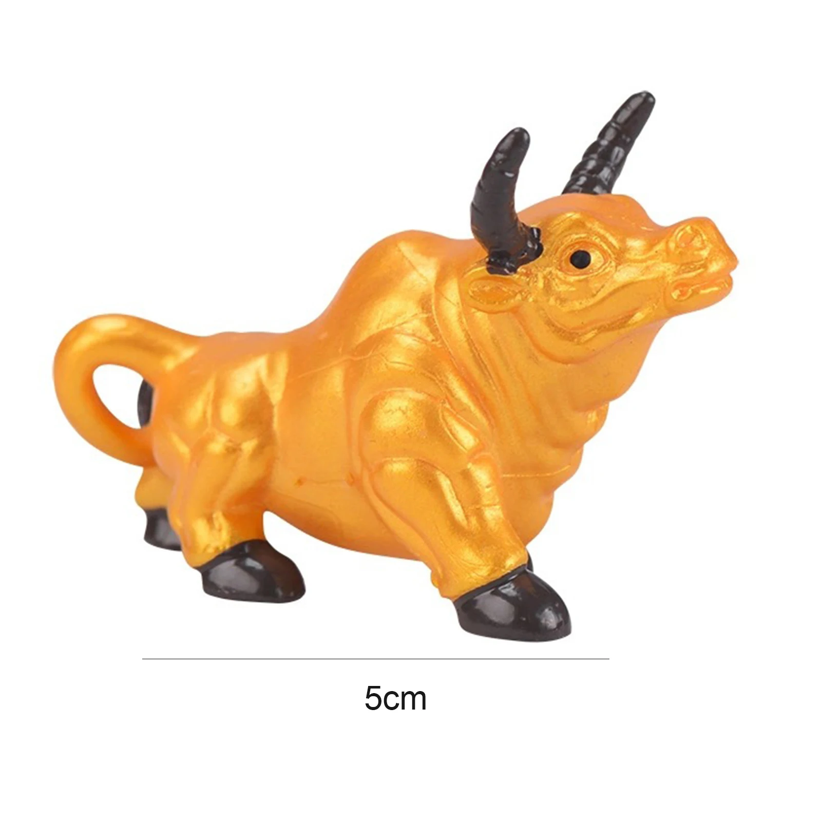 

4Pcs Dollhouse Micro-landscape Ornaments Cow Model Toy Gardening Accessories Kids Educational Toys for Children Gifts