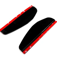 2pcsset flexible car rear view cover rearview mirror anti rain visor blades snow guard weather protector universal car styling
