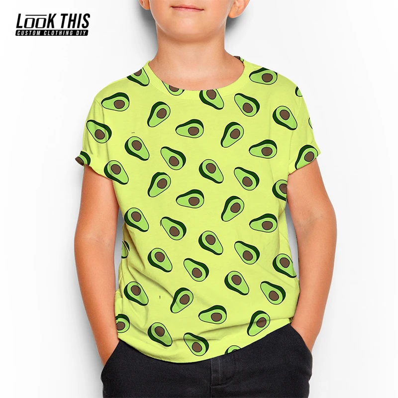 

Kids Short Sleeve Children's Clothing Fruits Banana 3D Cartoon Boys Girls T-Shirt Funny Summer Children Tops Tee Casual Clothes