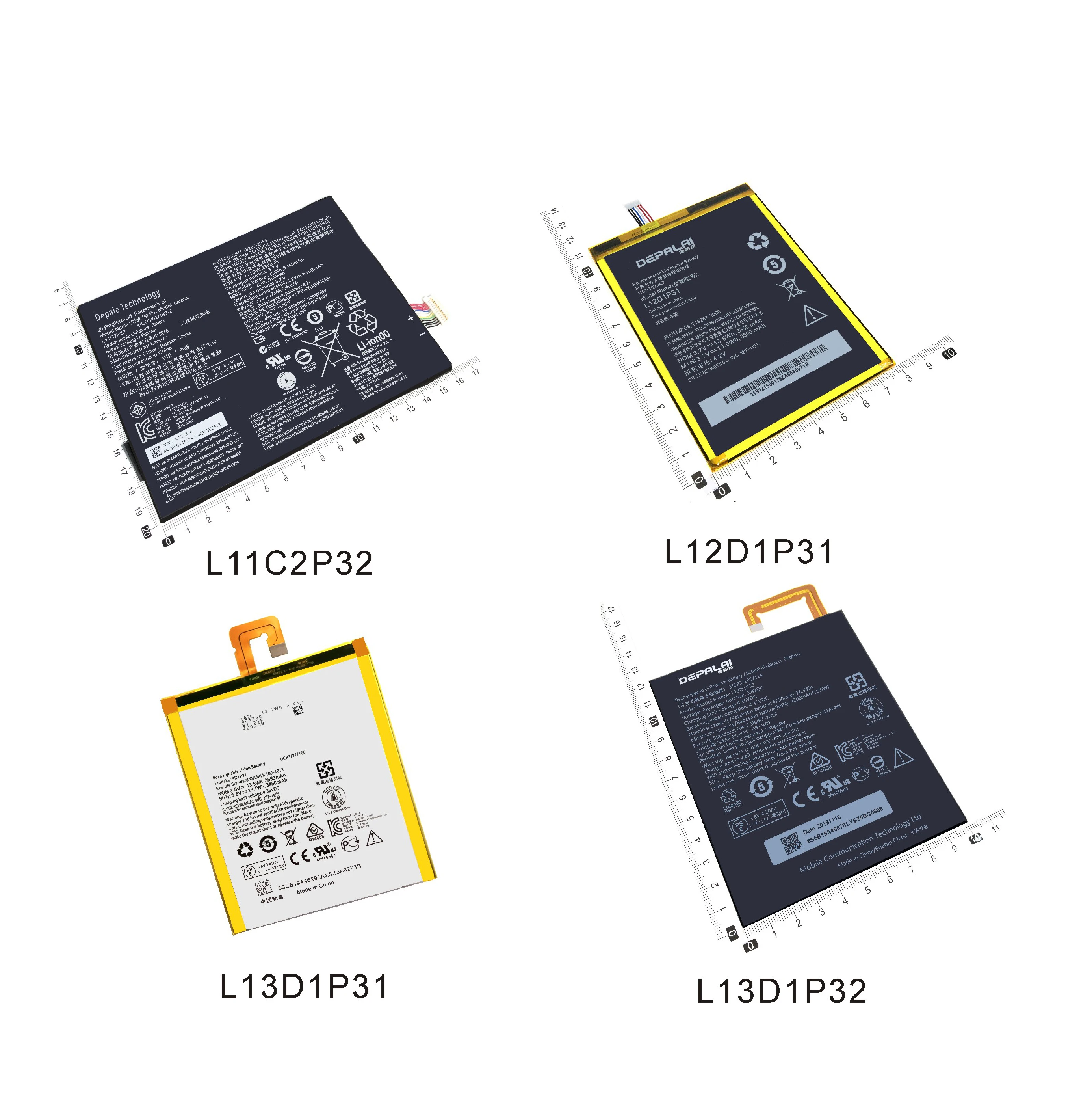 

L11C2P32 L12T1P33 L13D1P31 L13D1P32 battery For Lenovo Tab S6000 A7600 A10-80HC lepad7 A1000 A3000 A3500 S5000 710i A7 A8 A5500