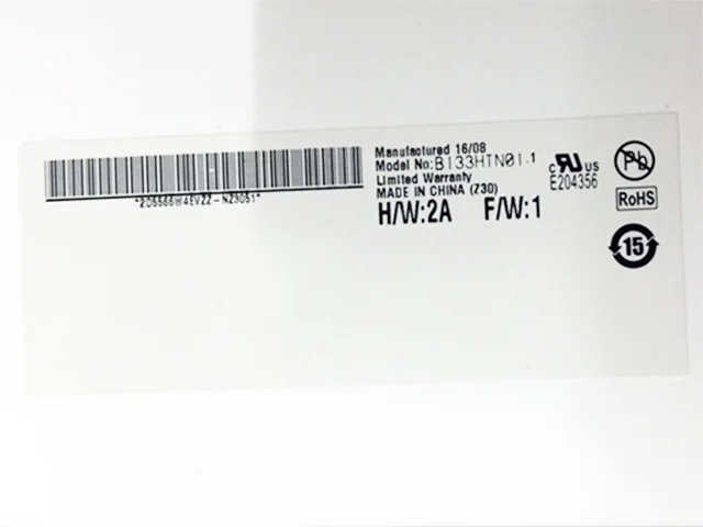 

LCD Display B133HTN01.1 Matrix for Laptop 13.3" 1920X1080 FHD Matte 30Pin LED Screen Replacement