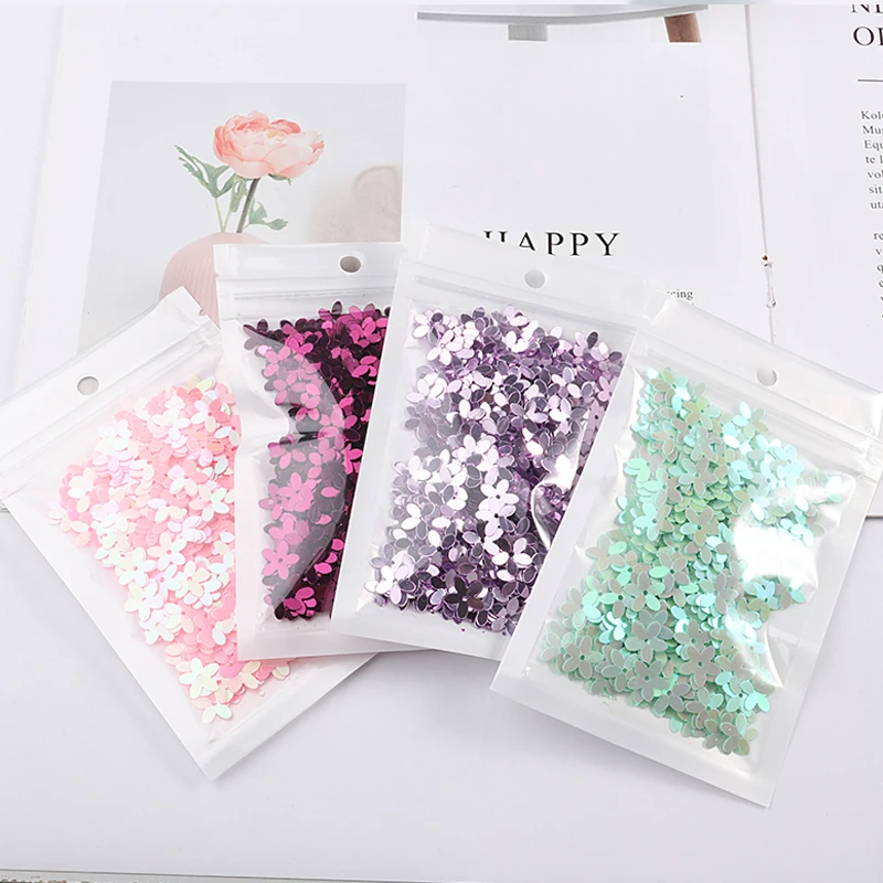 Блестки с пятью цветами 10 мм милое красочное шитье аксессуары для свадебных