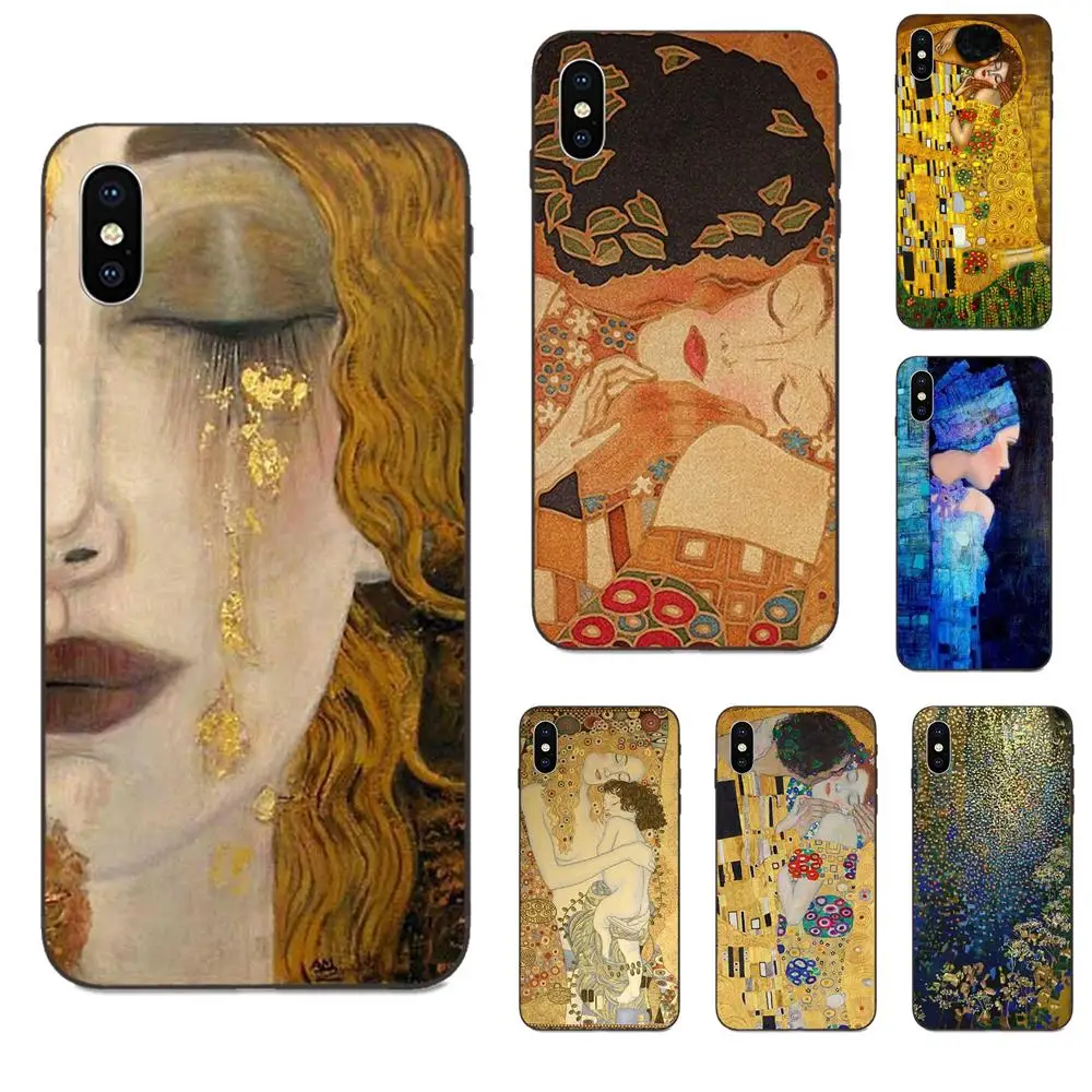 Мягкие чехлы для телефонов Gustav Klimt Huawei nova 2 2S 3i 4 4e 5i Y3 Y5 II Y6 Y7 Y9 Lite Plus Prime Pro 2017 2018 2019 |