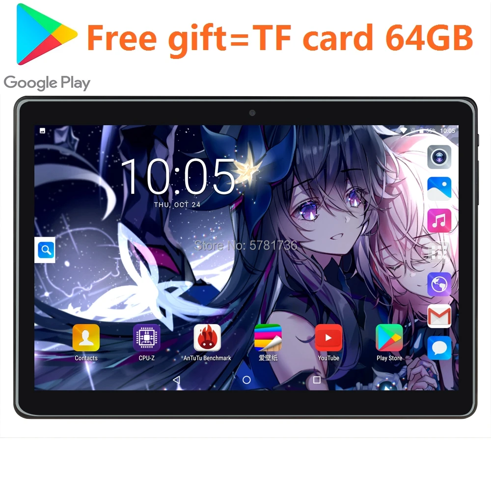 Wifi GPS планшет 2020 супер закаленное 2.5D экран 10 дюймов планшетный ПК Android 9 0 ОС