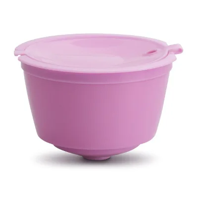 Pink 1 шт. Используется 200 раз. Капсула для кофе. Пластиковая Капсула многоразового использования. Совместима с Nescafe - Цвет: Pink