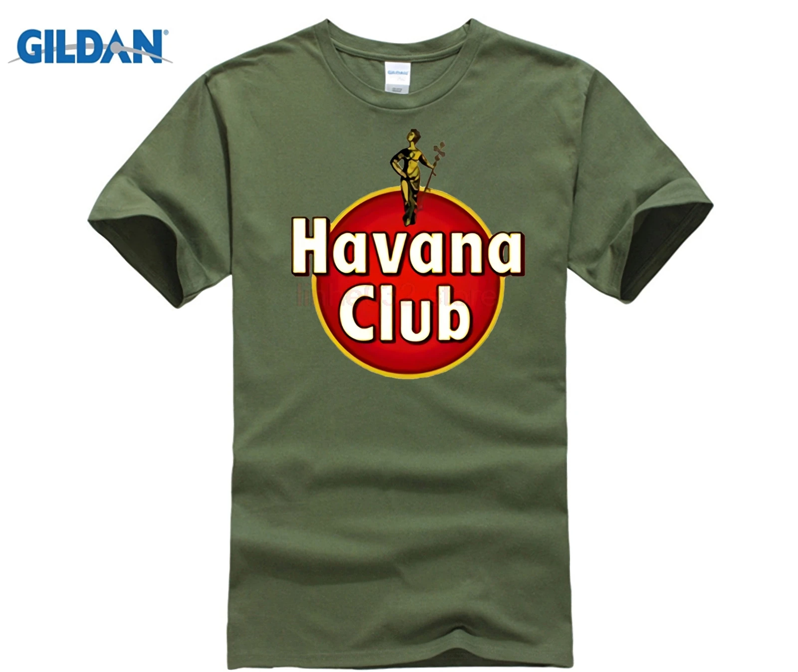 Gildan Havana Club кубинский ром футболка 2018 горячая Распродажа летняя забавная крутая