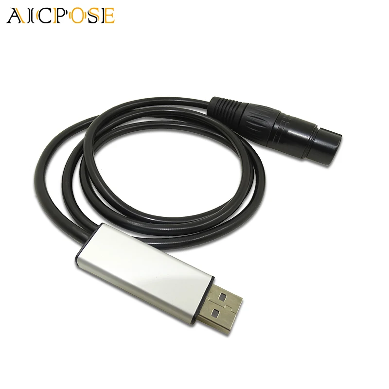 USB к DMX интерфейсному адаптеру светодиодный DMX512 компьютерный ПК контроллер