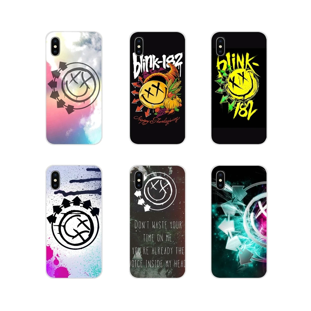 Панк рок группа Blink 182 аксессуары чехлы для телефонов Чехол Apple iPhone X XR XS 11Pro MAX 4S 5S 5C