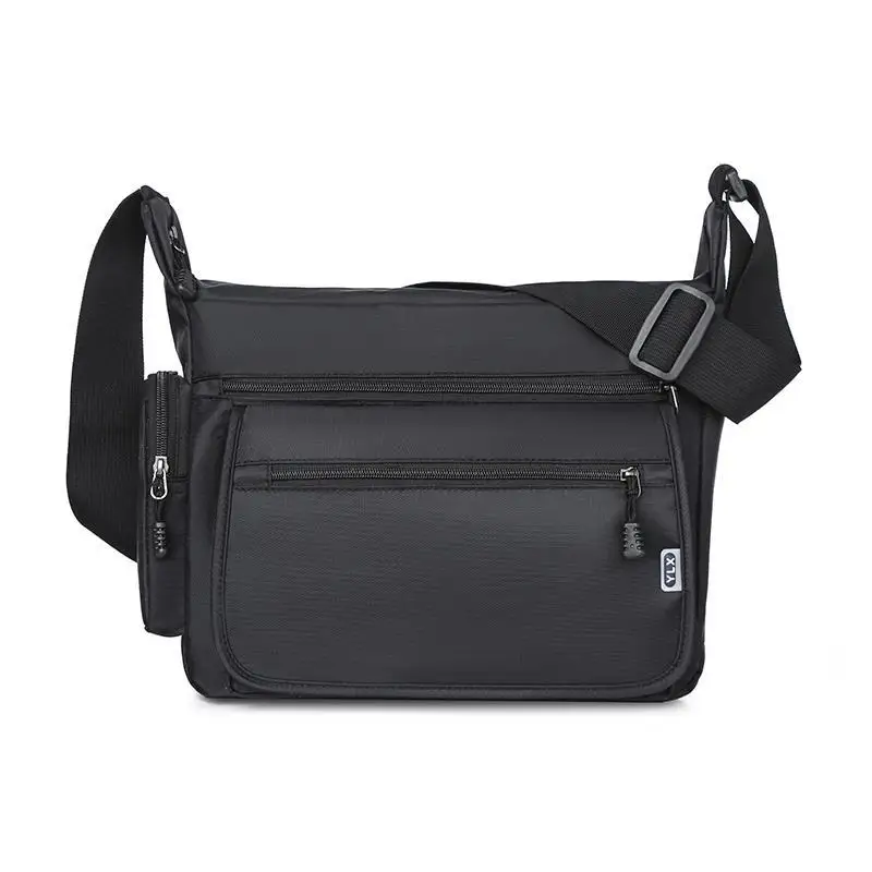 

New Fashion Waterproof Nylon Travel Handbags Large Capacity Storage Men's Casual Crossbody Business Short Trip Shoulder Bag