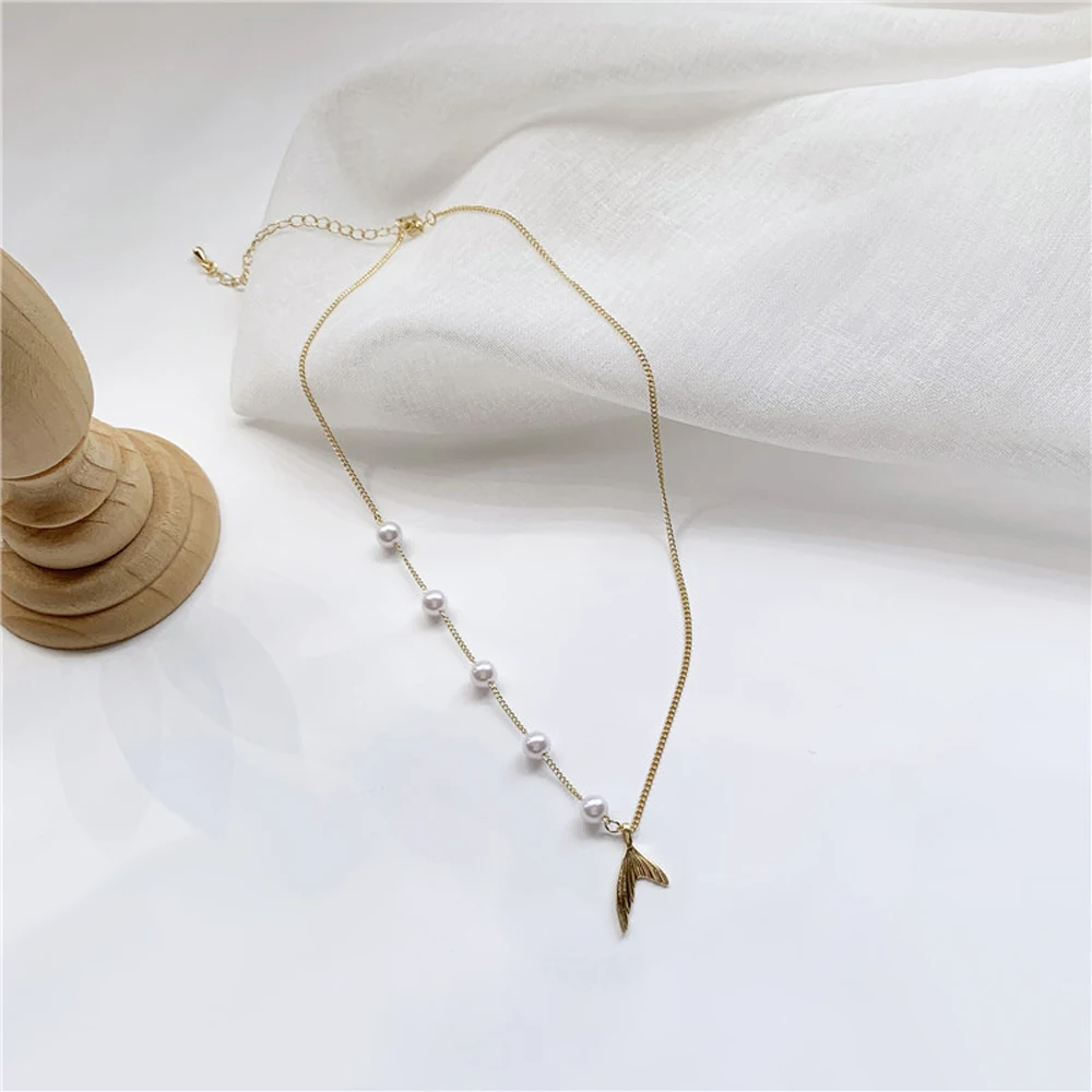 

Han Edition Of Fashionable Personality Tail Shape Necklace Female Temperament Elegant Jewelry Gifts