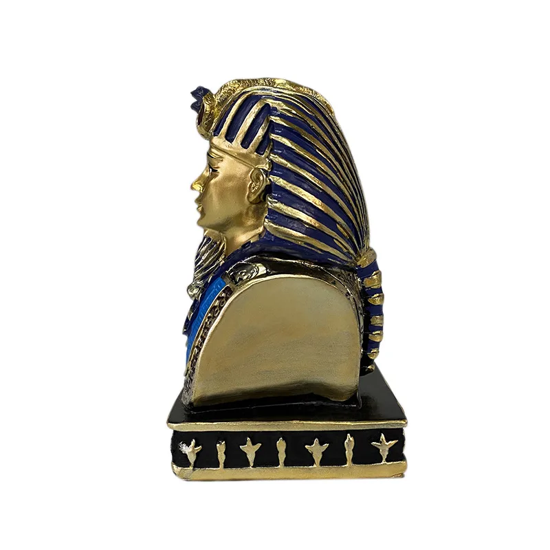Ancient Egyptian Pharaoh Mask Of King Tut Statue Golden Tutankhamun Bust Figurine | Figurines &amp Miniatures