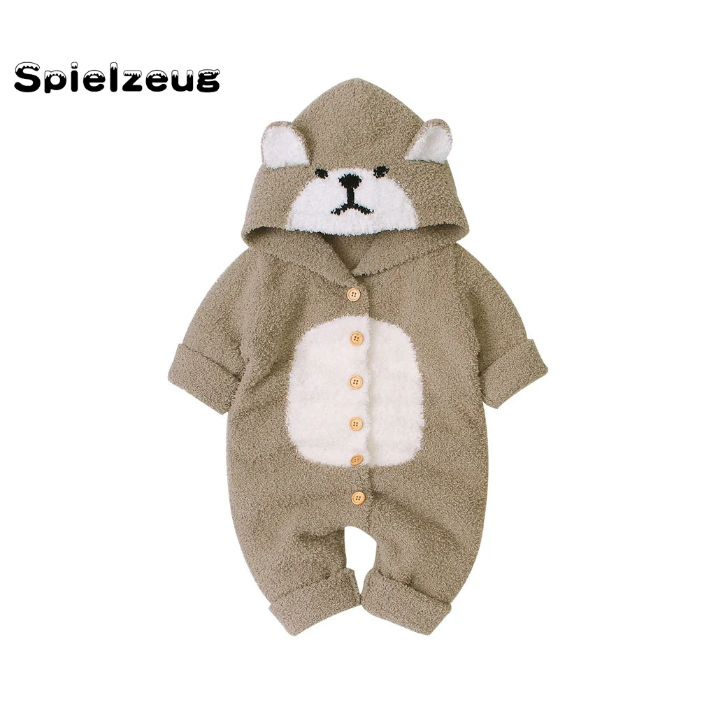 Осень Одежда для маленьких девочек и мальчиков с длинным рукавом из флиса