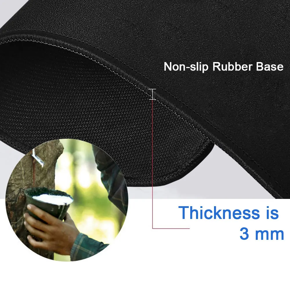 Коврик для мыши HP большого размера из натуральной резины игровой офисный ПК