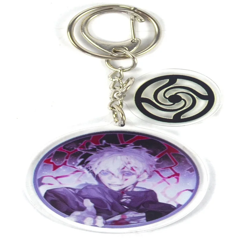 

Anime GojouKey Chains Jujutsu Kaisen Figure Yuji Itadori Fushiguro Megumi Cosplay AcrylicKeychainFashion Backpack Keyring