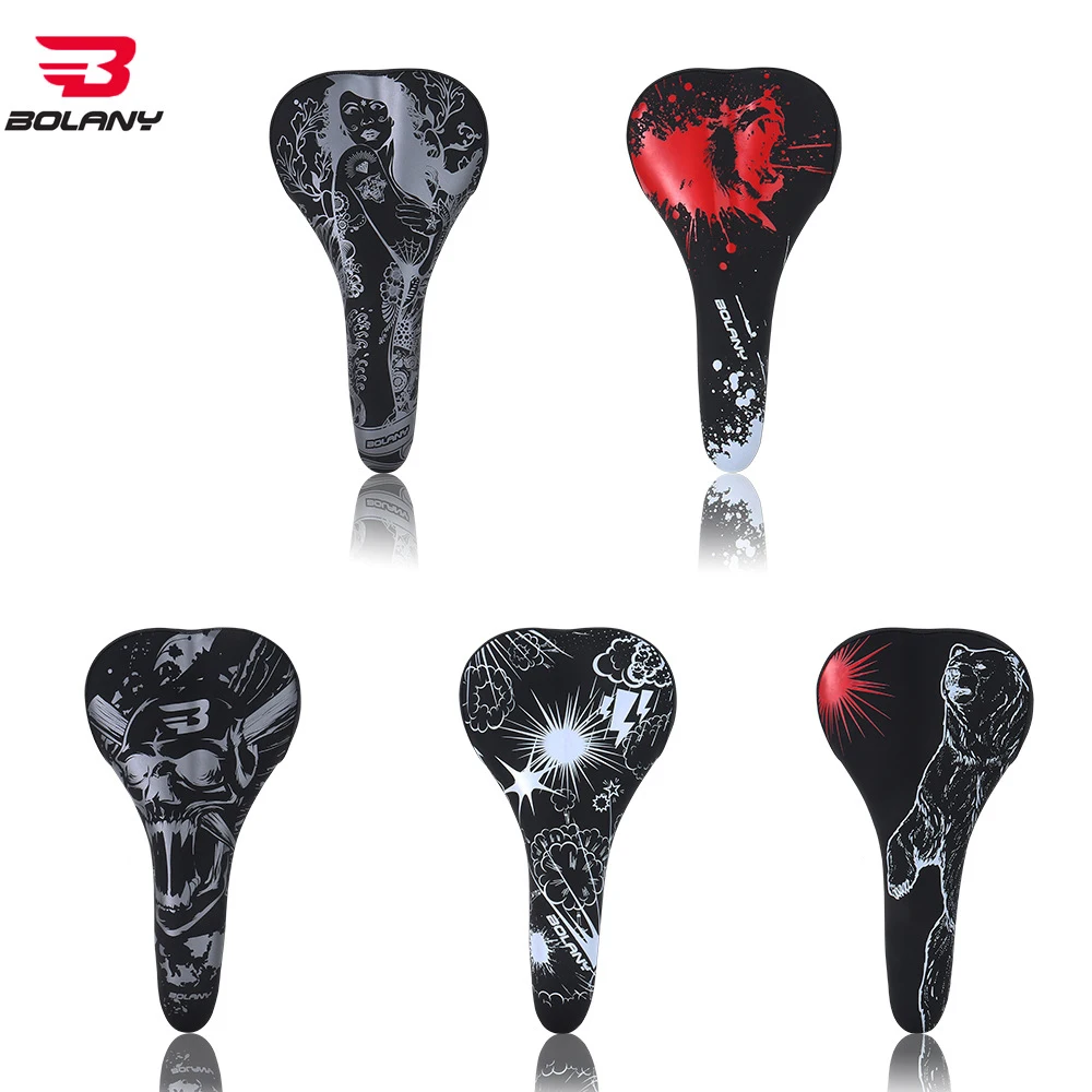 

Bolany bicycle seat cushion mountain bike saddle thickened shock absorption, comfortable and soft riding accessories