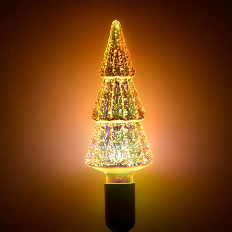 

Цветная 3d-лампа E27 для фейерверка, 6 Вт, 85-265 в