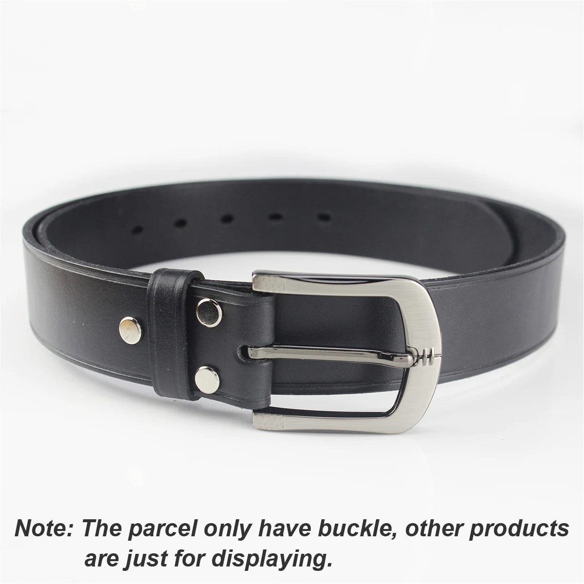 40 мм металлическая пряжка для ремня матовая Мужская с концевой штангой одинарная