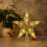 christmas tree decoration star led lights ornaments navidad new year star garland fairy lights christmas decorations for home
