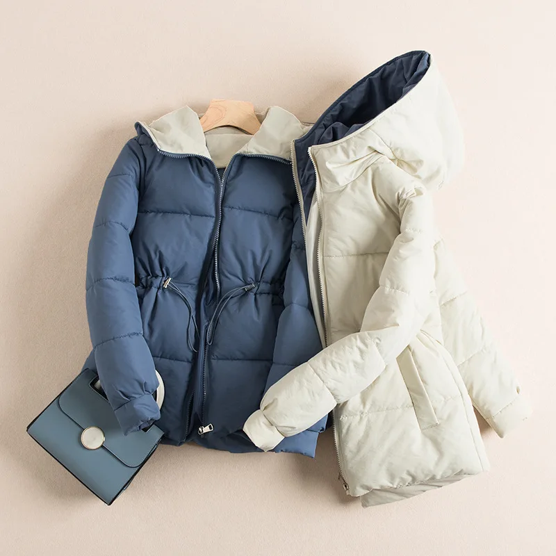 Женские пуховики из хлопка женские модные зимние стеганые теплые пальто Офисная