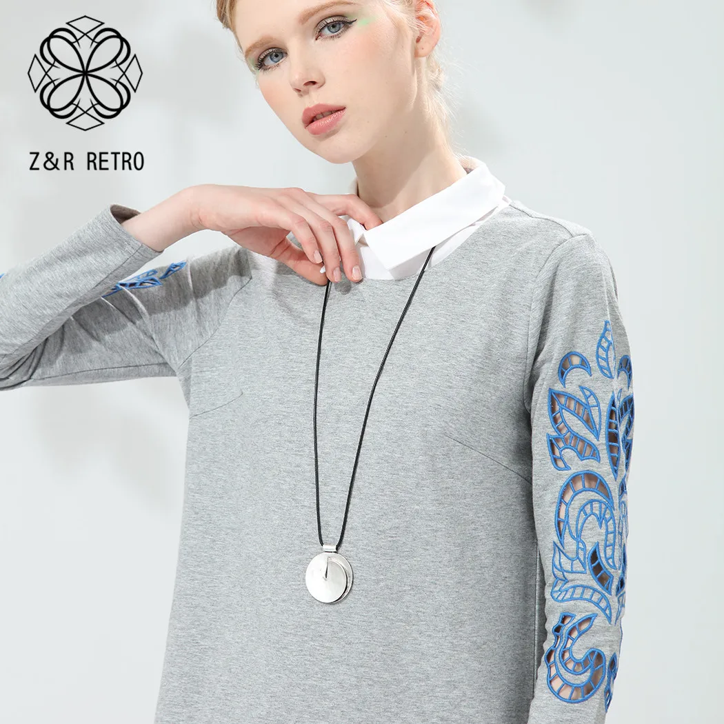 Винтажные Ювелирные изделия для женщин длинные чокеры ожерелья с античным