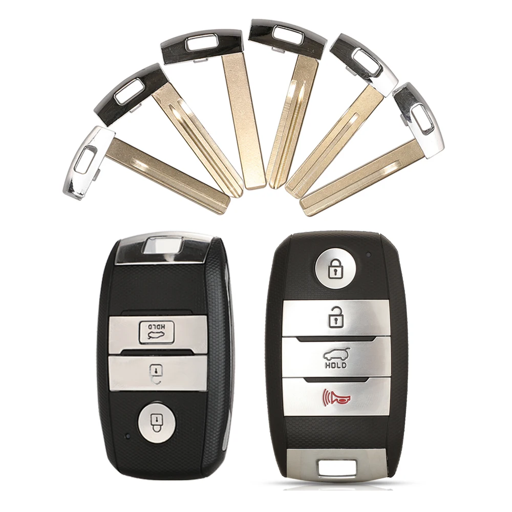 

jingyuqin Car Remote Smart Key Shell for KIA K3 K3S KX3 K4 KX5 K5 Soul RIO Ceed Sportage Sorento TOY40 VA2 HYN10 HY20 Fob Case