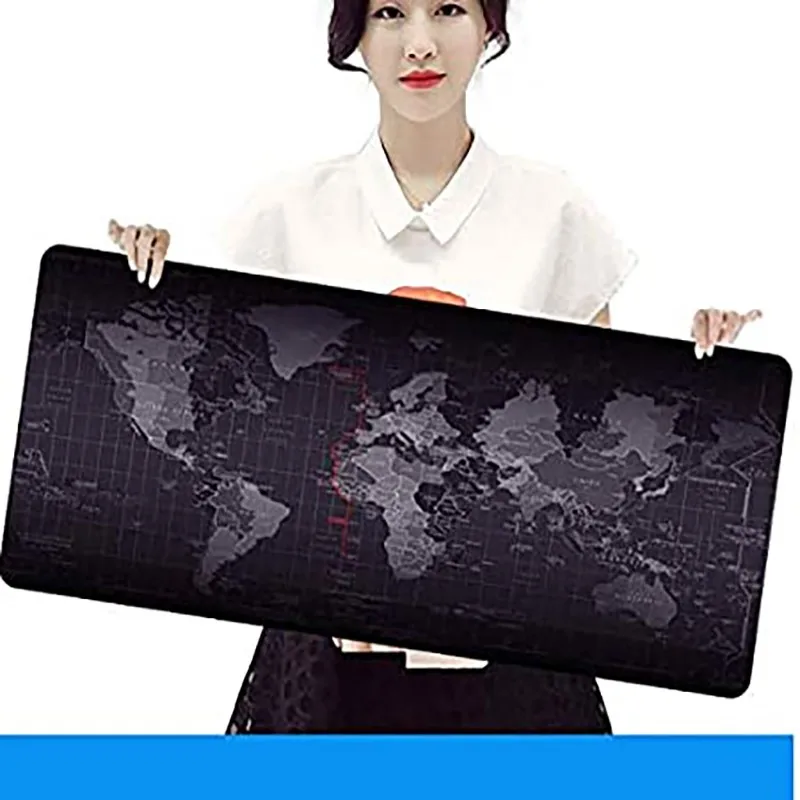 300x800x2 World Map Mouse Gaming Pad Large To Notbook Computer Gamer Mousepad Mats For Dota CS GO Game |
