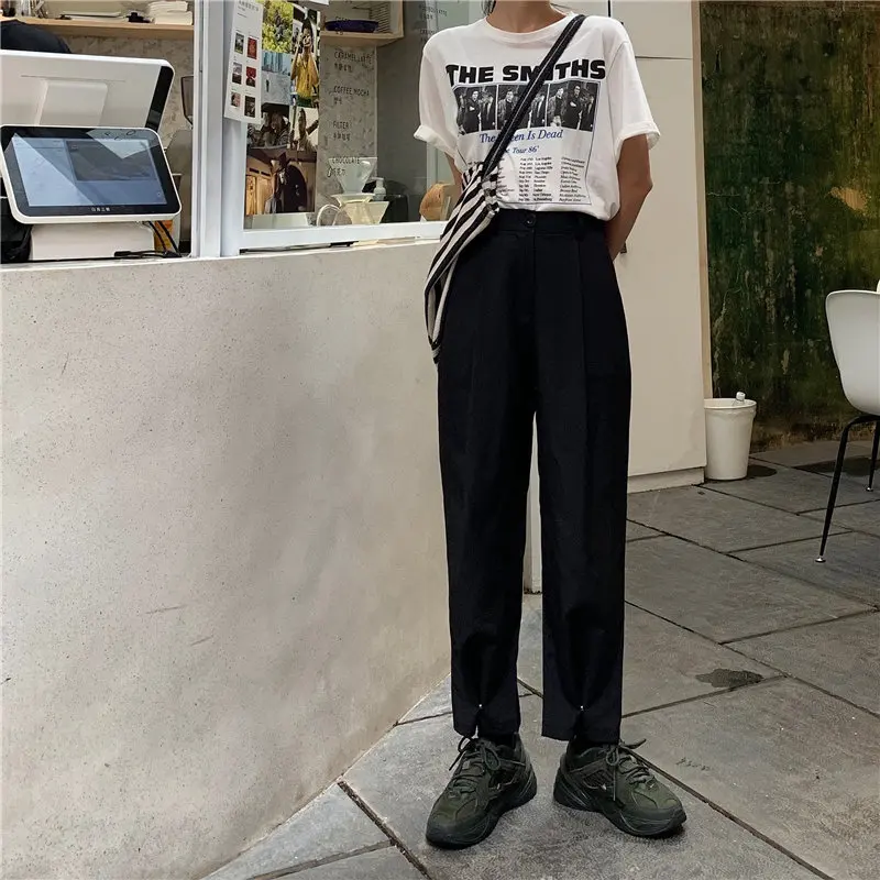 JuneLove весна Brief Slender Горячие вскользь Высокая талия Лето Женщины Сыпучие Простой