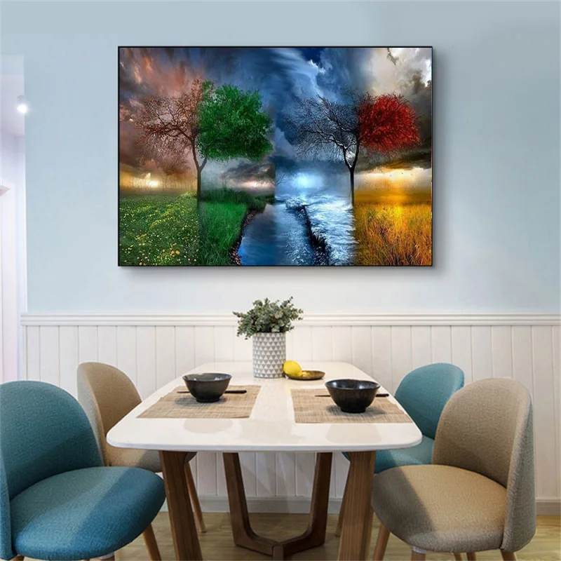 Алмазная 5D картина сделай сам Набор для вышивки крестиком с изображением дерева