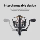 Катушка для спиннинга LINNHUE, металлическая Рыболовная катушка HE500, тяговое усилие 10 кг, металлическая запасная катушка, Аксессуары для рыбалки