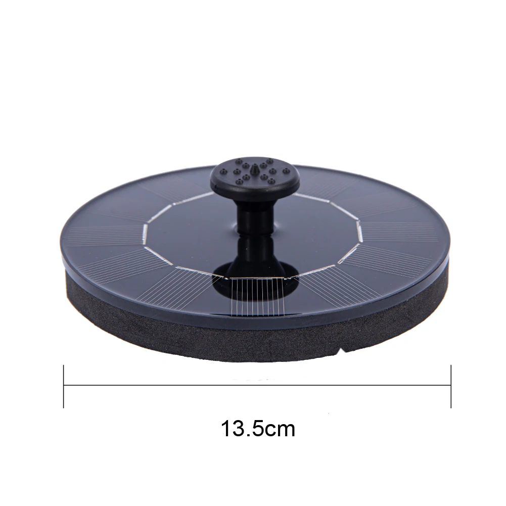 Плавающий водяной фонтан на солнечной батарее садовый с водяным насосом