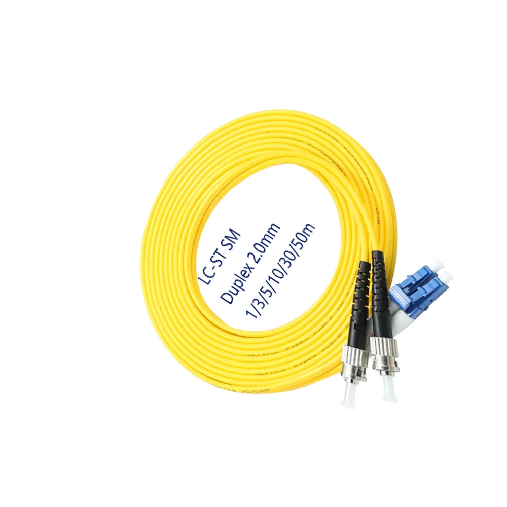 

Fiber Optic Cable Fiber Optic Fiber LC/UPC-ST/UPC Single Mode Duplex Patch Cord,Fiber Optic CableyGood Durability