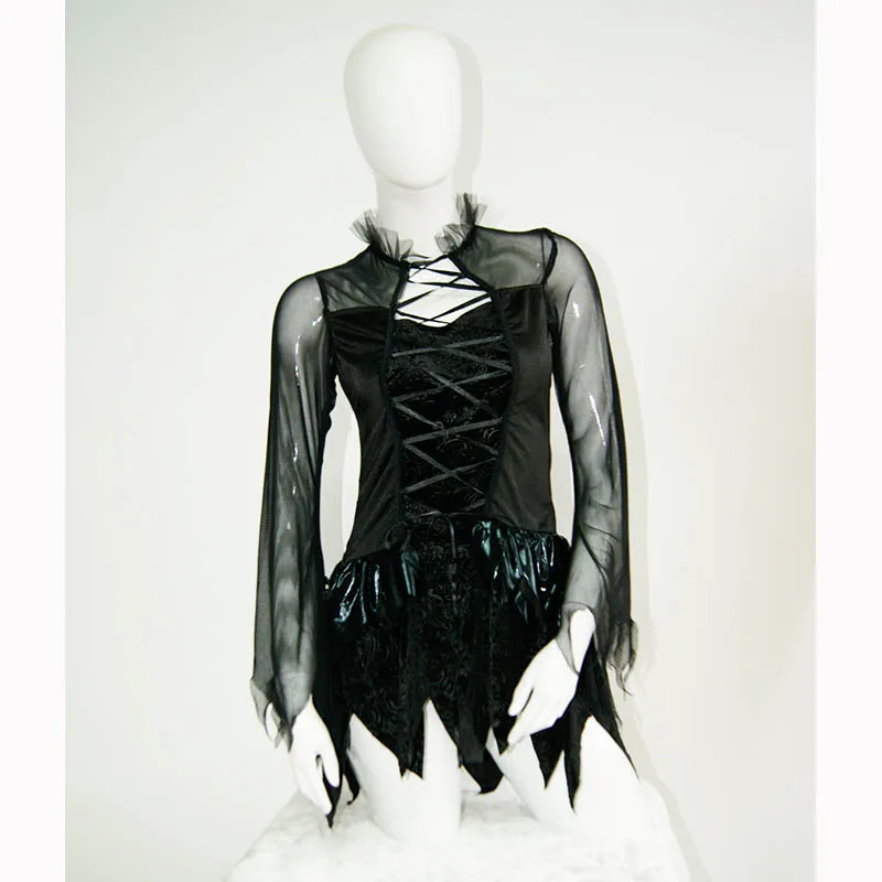 Костюм на Хэллоуин черные ангельские крылья сексуальное нижнее белье косплей