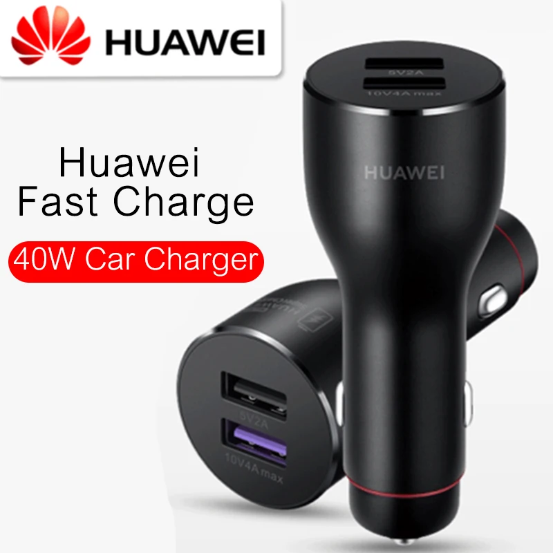 Автомобильное зарядное устройство HUAWEI 40 Вт Max CP37 кабель USB Type-C для суперзарядки