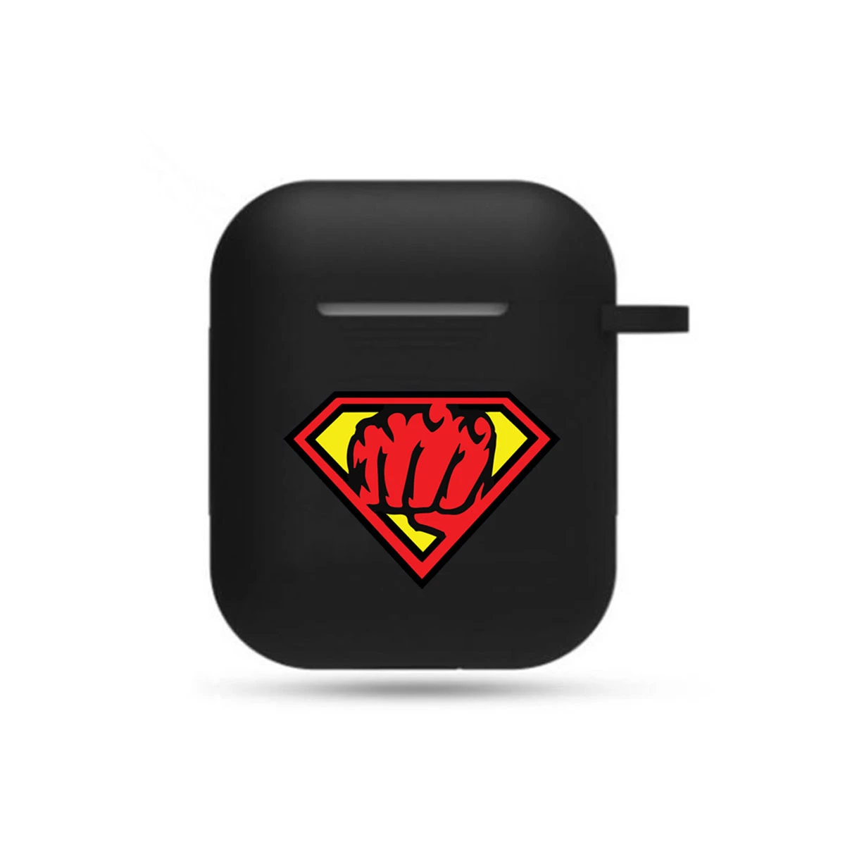 

Чехол для наушников с японским аниме One-Punch Man, защитный чехол, чехол для наушников, чехол для наушников унисекс Airpods, черный чехол для наушников с Bluetooth