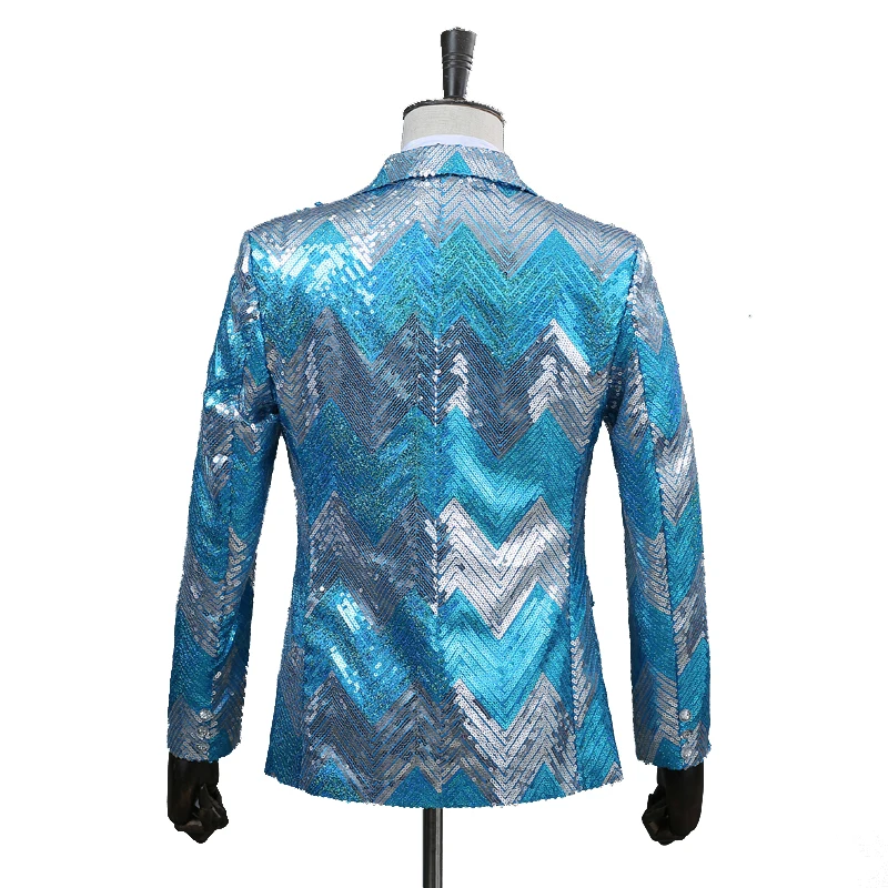 Мужской Блейзер Shenrun с блестками блестящий костюм для вечевечерние певицы сцены