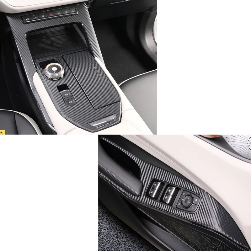 

Для Haval H6 2023 2021 наклейка на панель автомобильной консоли коробки передач пленка из углеродного волокна украшение салона Аксессуары для украшения интерьера