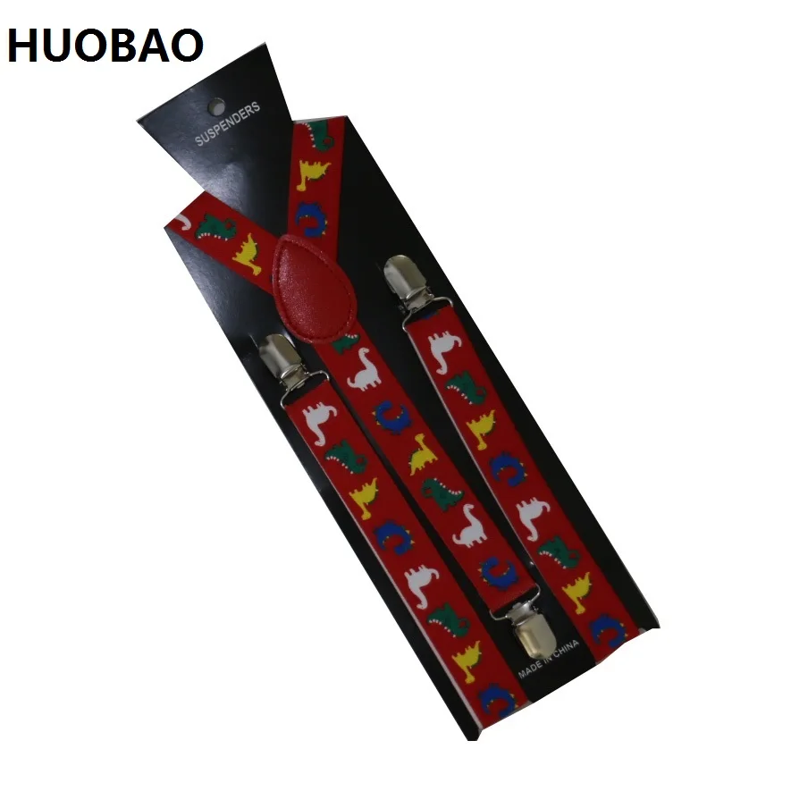 HUOBAO, высокое качество, Розовый фламинго, принт, для мужчин и женщин, клип-на подтяжках, эластичные y-образные регулируемые подтяжки для мужчин и женщин