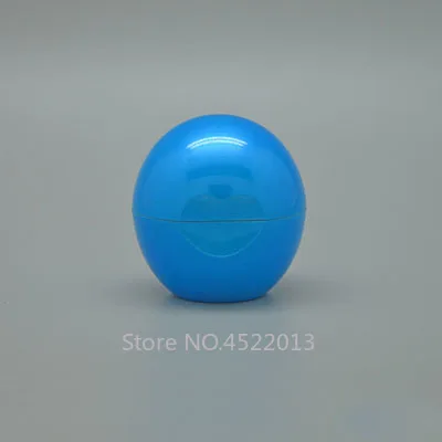 

10/30/50pcs Plastic Empty Ball Yellow Cosmetic Lip Balm Container, Makeup Tool Lipstick Blue Package, Lip Rouge Refillable Case