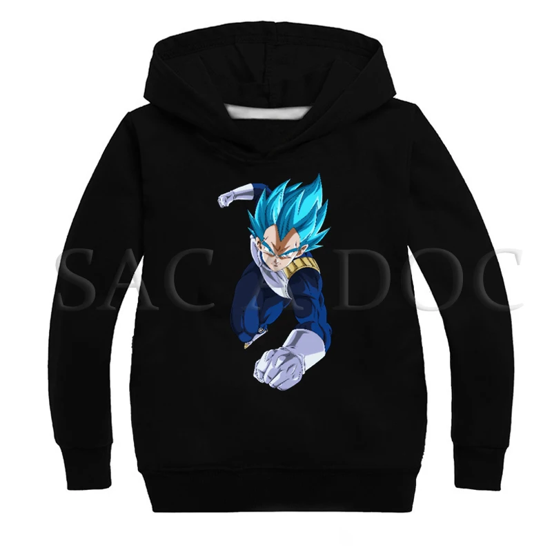 Hoodies 12 Модные толстовки с капюшоном с принтом «Жемчуг дракона»; толстовки для маленьких мальчиков и девочек; детские зимние тонкие топы с длинными рукавами; детская повседневная одежда - Цвет: Hoodies 12