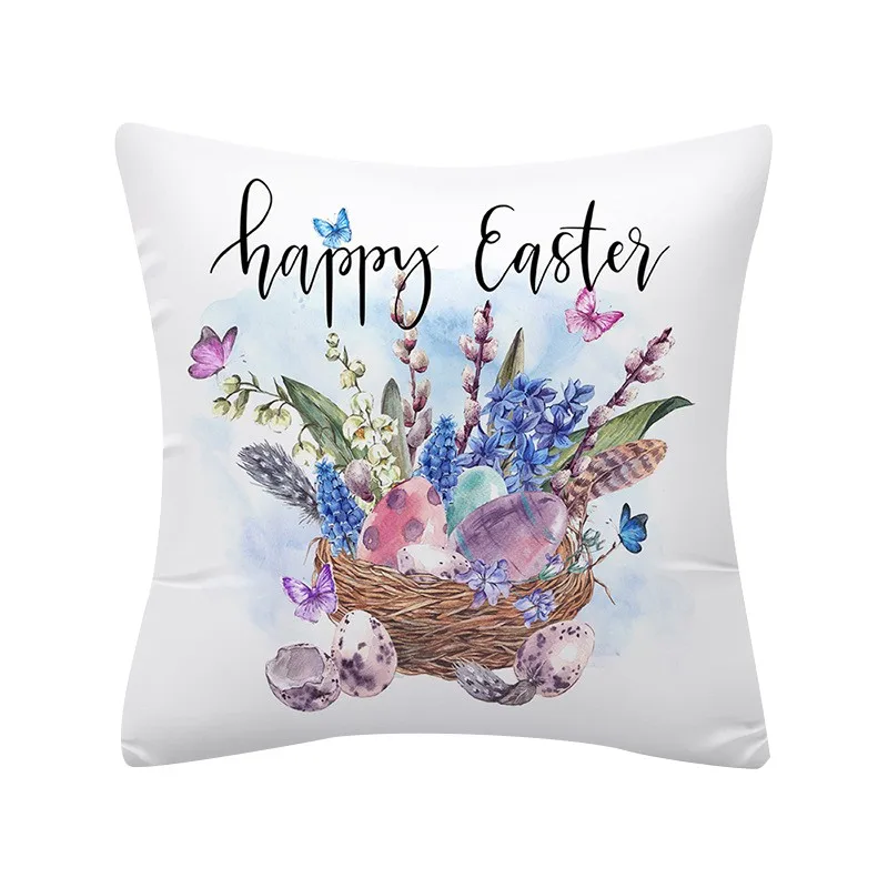 Пасхальные льняные наволочки домашний декор праздничная Подушка домашняя