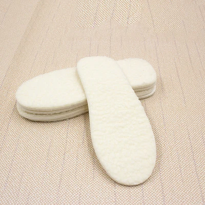 Детские зимние теплые стельки TOPSOLE с подогревом из шерсти Зимние Стельки для