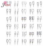 hot selling high quality earrings jewelry finding real 925 sterling silver for women fashion earrings jewelry diy