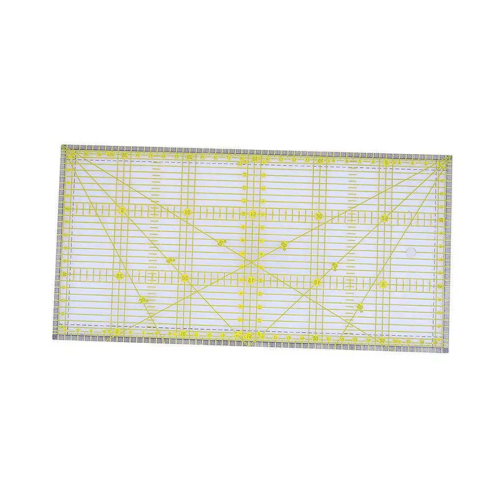 

30 X 15cm Acrylic Patchwork Aligned Ruler Transparent Drawing Ruler School & Educational Supplies Drafting Supplies Rulers
