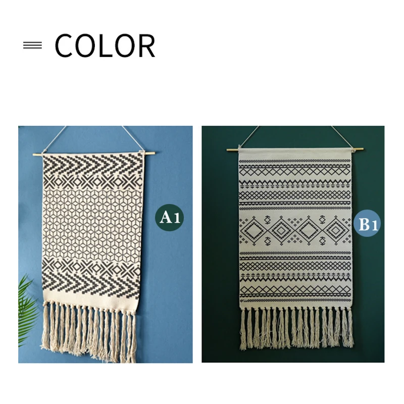 Макраме тканый настенный подвесной гобелен Бохо шикарный богемный