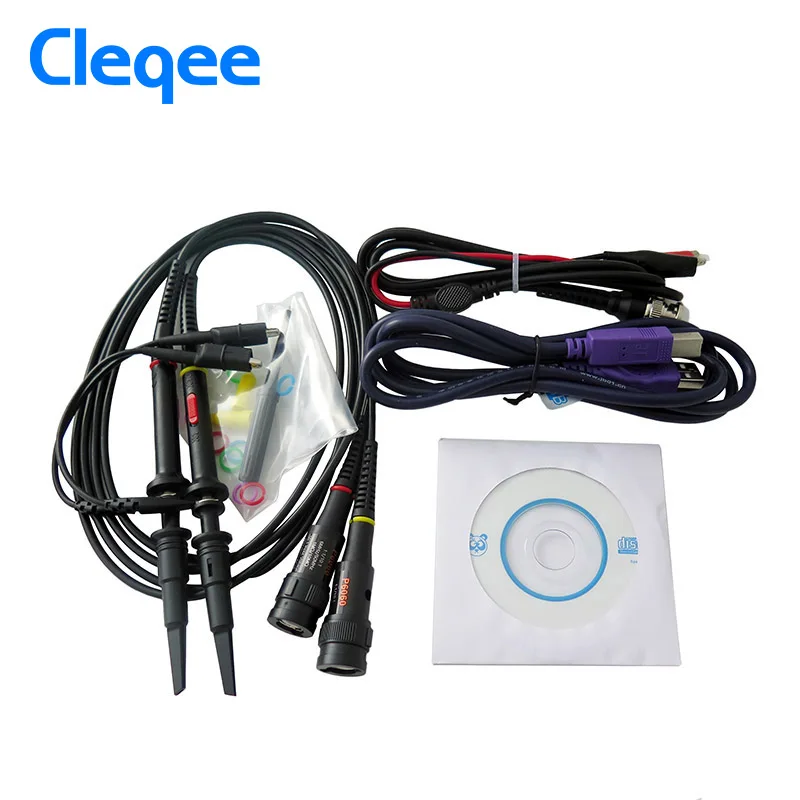

Cleqee-2 ISDS2062B 20MHz Bandwidth 60MSa/s ADC FFT Analyzer DDS Signal 2 Channels Virtual PC USB Digital Oscilloscope