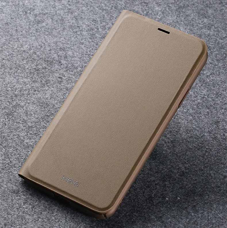 X-Level Чехол-книжка с бумажником для iPhone 11 Pro Max, с карманами для карт, с функцией подставки, чехол-книжка для iPhone 11 Pro - Цвет: Золотой