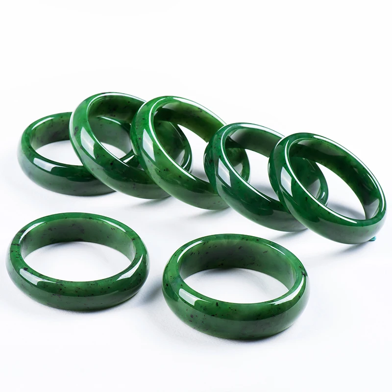 Отправить сертификат натуральный Синьцзян Хэтянь яшма резной 54-62 мм Расширенный