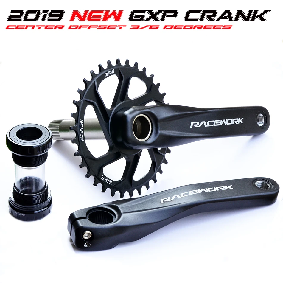 Fahrrad kurbel гоночный велосипед MTB GXP Kurbel алюминиевый легиер Mit Boden Kurbel 170 crank platte rot 32 T 34 T 36 T 38 T