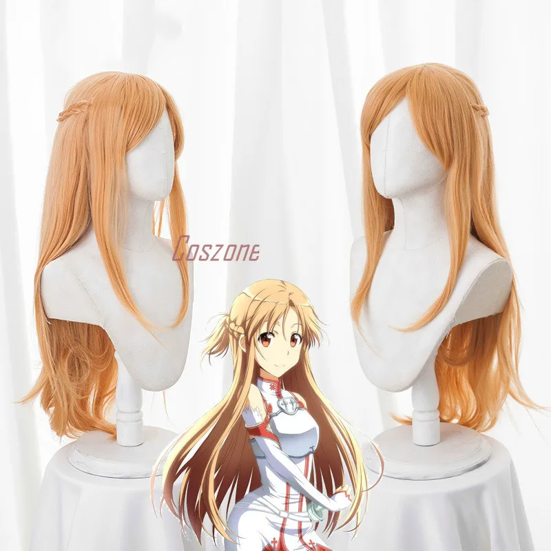 Длинные термостойкие синтетические парики из м/ф Искусство меча 90 см |